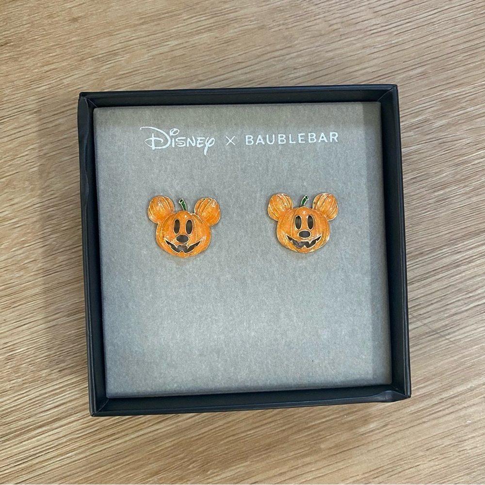 Disney X BAUBLEBAR Halloween Mickey Mouse Pumpkin Earrings